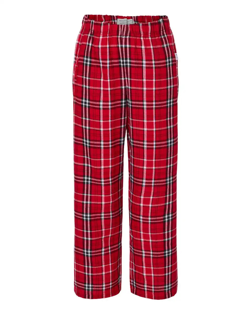 Boxercraft By6624 Youth Flannel Pants - Red White - Red/ / s
