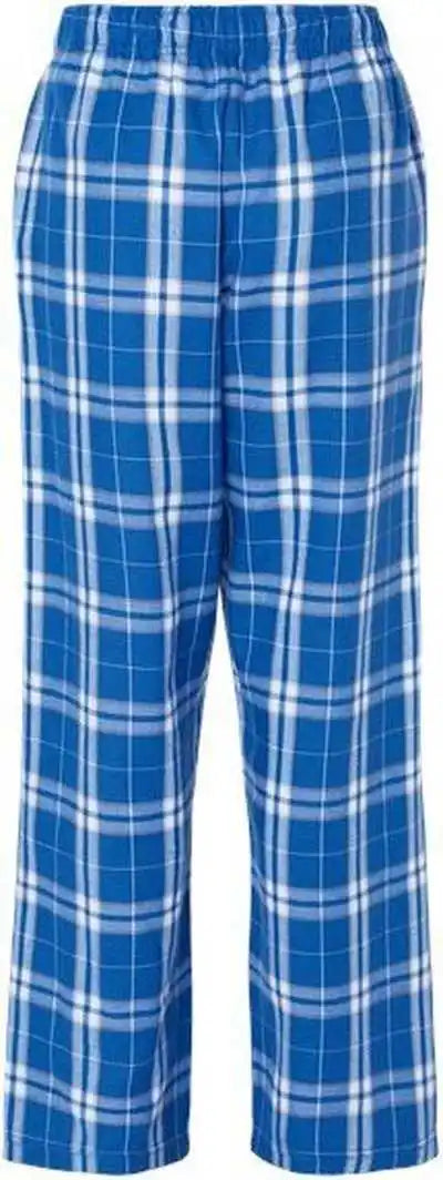 Boxercraft By6624 Youth Flannel Pants - Royal Silver