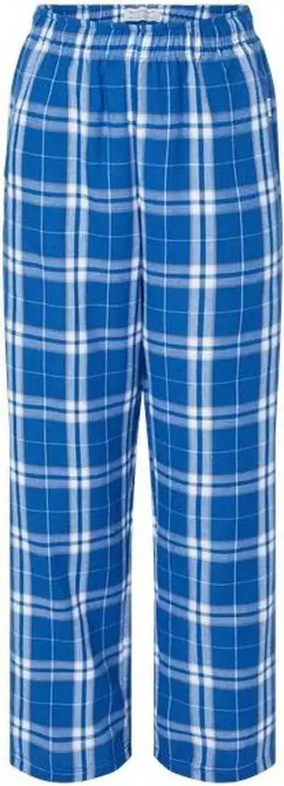 Boxercraft By6624 Youth Flannel Pants - Royal Silver