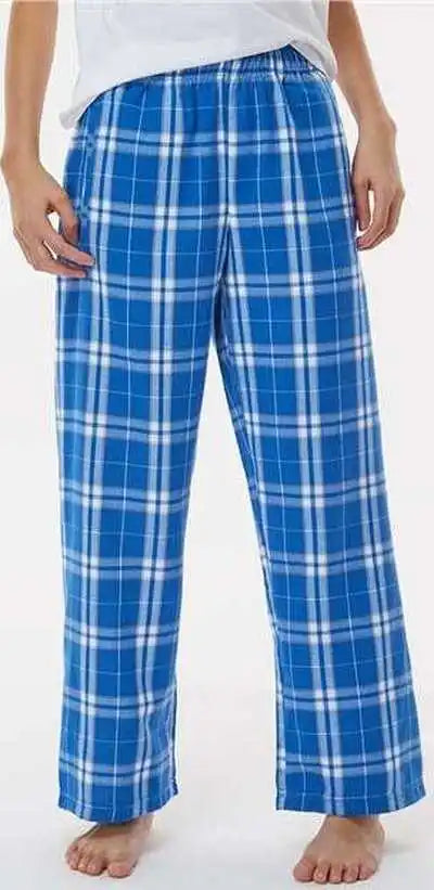 Boxercraft By6624 Youth Flannel Pants - Royal Silver