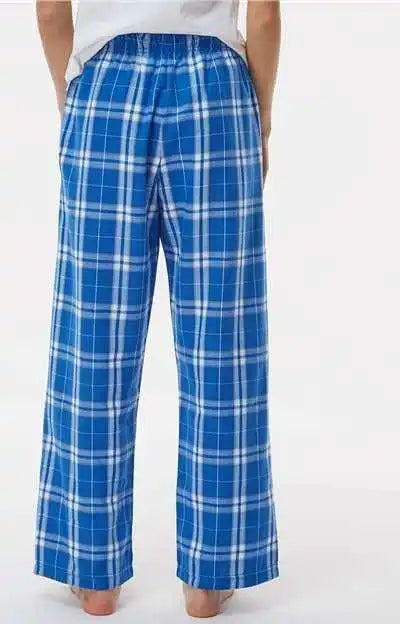 Boxercraft By6624 Youth Flannel Pants - Royal Silver
