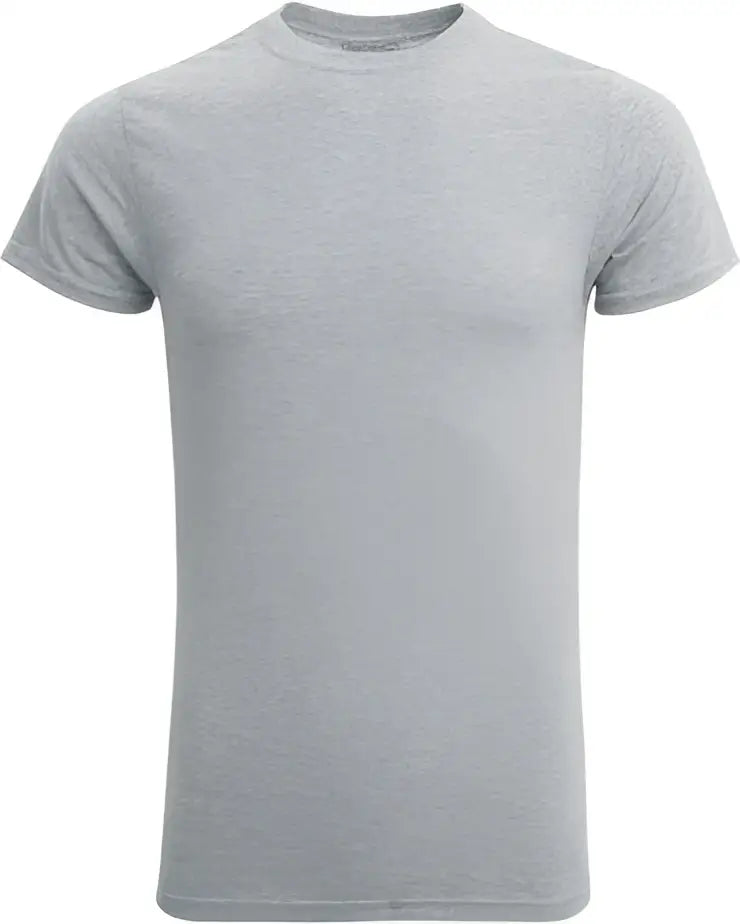 Boxercraft Em2180 Recrafted Men’s Crewneck Tee - Aluminum - Light Gray / Adult Xs