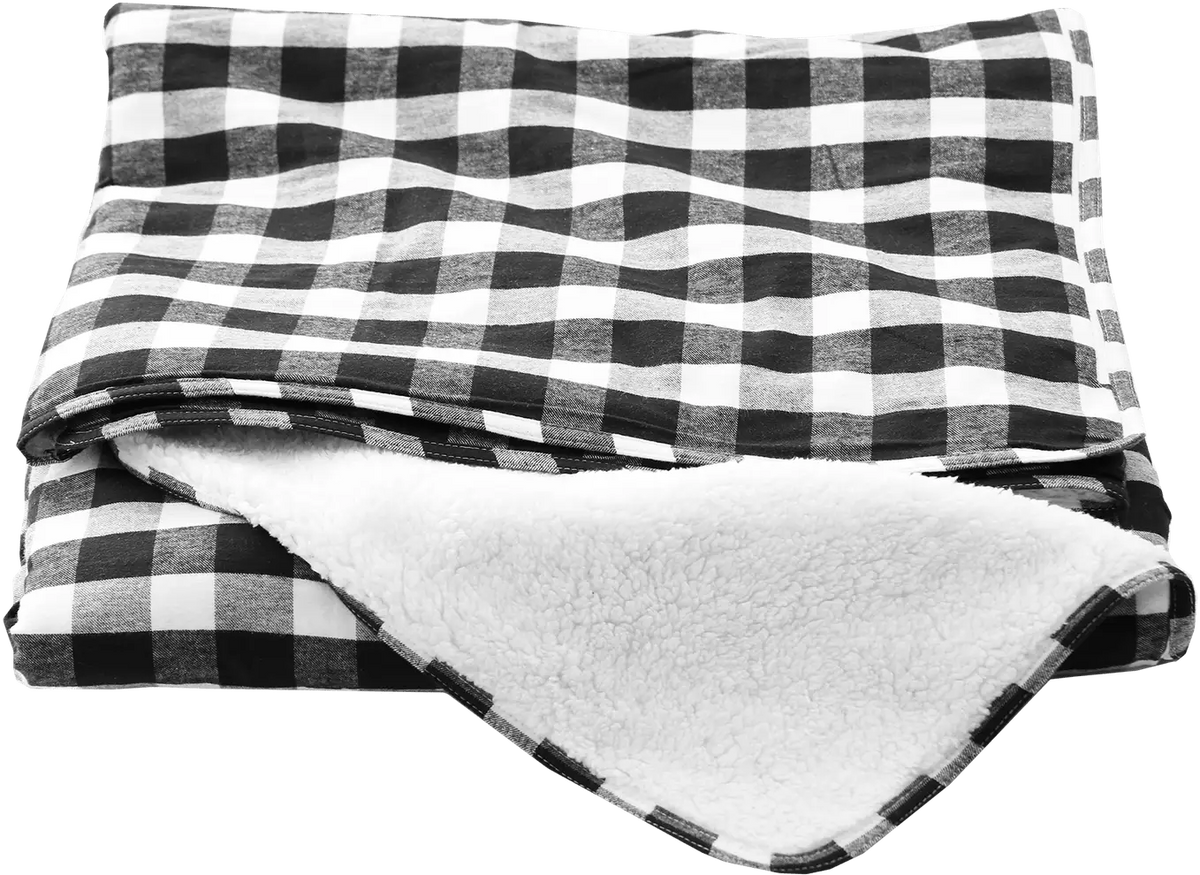 Boxercraft Fq01 Everest Blanket - Black White Natural