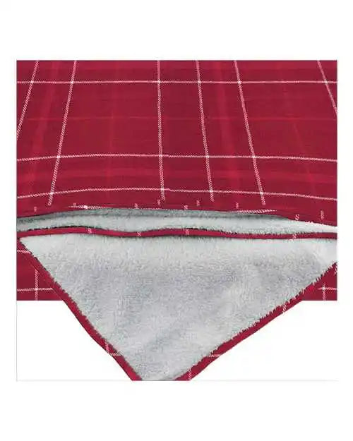 Boxercraft Fq01 Everest Blanket - Crimson Field Day Plaid - Cardinal / Osfm