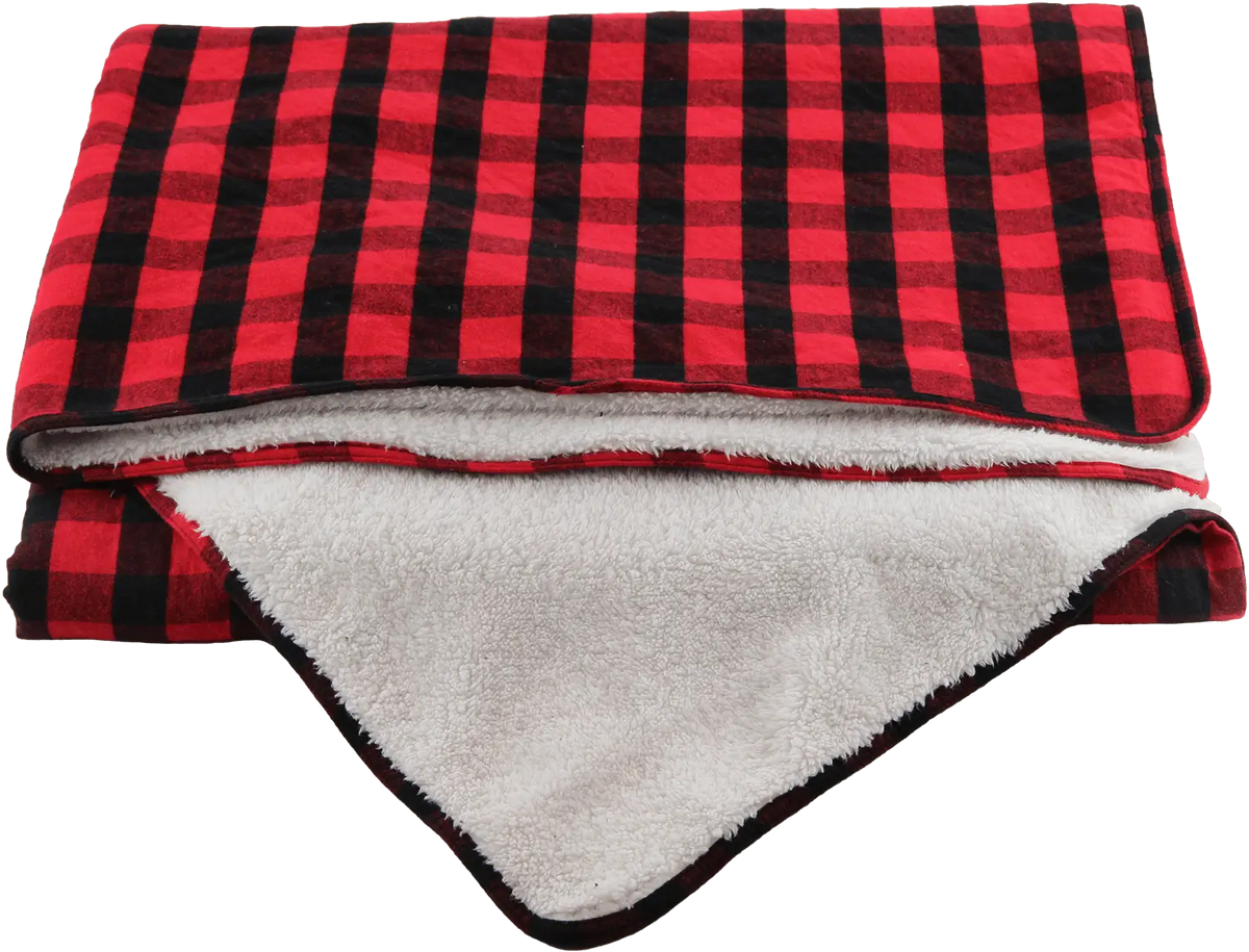 Boxercraft Fq01 Everest Blanket - Red Black Natural