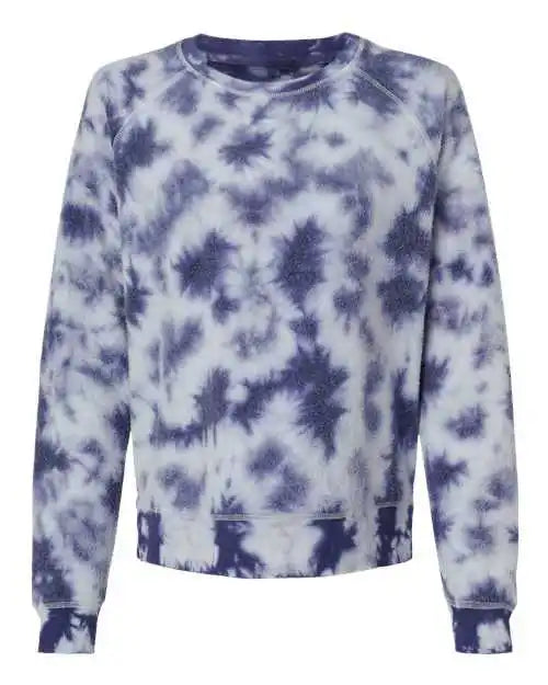 Boxercraft K01 Women’s Fleece out Pullover - Navy Tie-dye