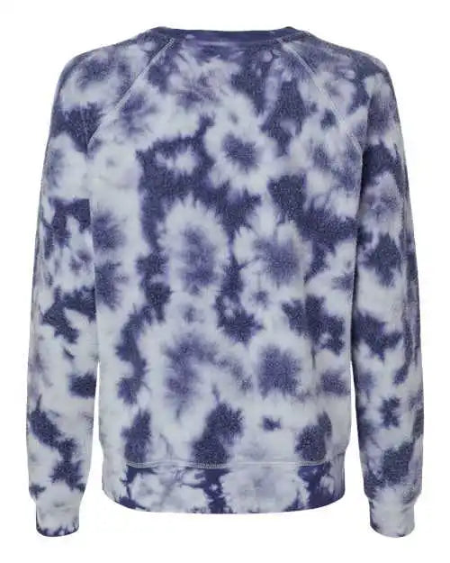 Boxercraft K01 Women’s Fleece out Pullover - Navy Tie-dye
