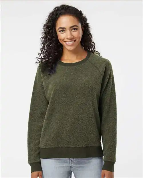 Boxercraft K01 Women’s Fleece out Pullover - Olive