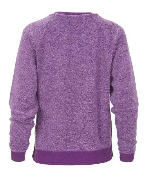 Boxercraft K01 Women’s Fleece out Pullover - Purple