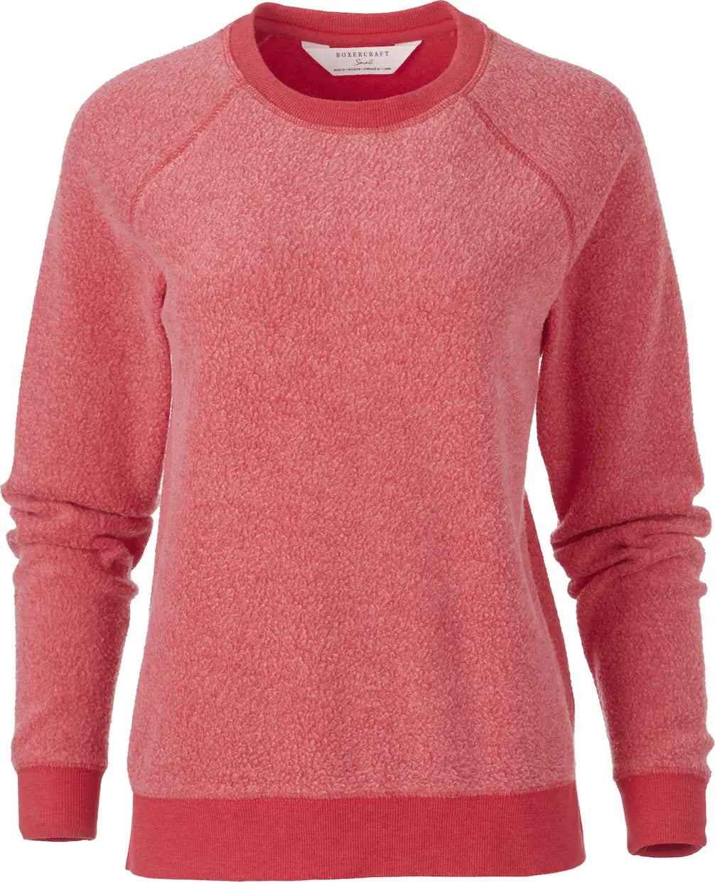 Boxercraft K01s Fleece out Crew - Red - Ladies Xs