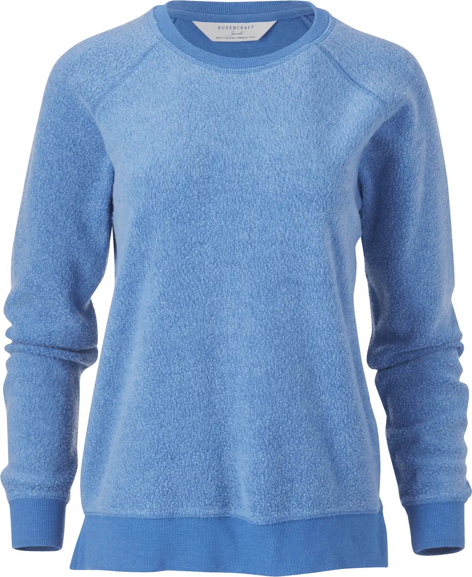 Boxercraft K01s Fleece out Crew - Royal - Ladies Xs