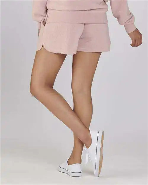 Boxercraft K02 Women’s Fleece out Shorts Blush