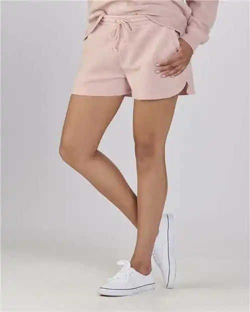 Boxercraft K02 Women’s Fleece out Shorts Blush