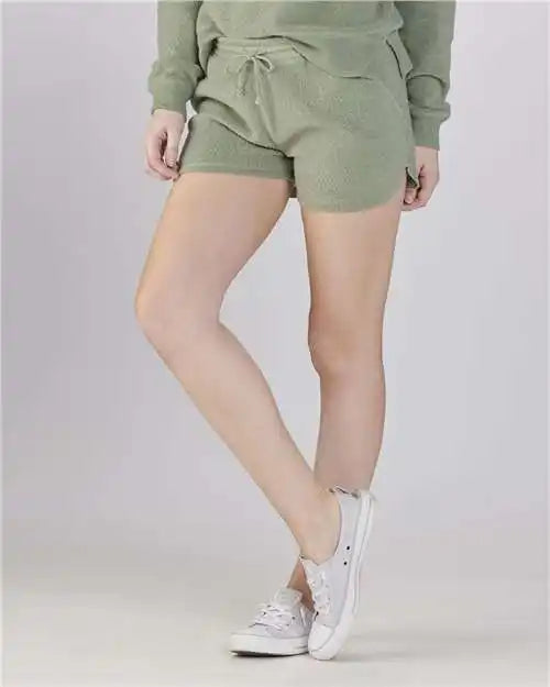 Boxercraft K02 Women’s Fleece out Shorts - Sage