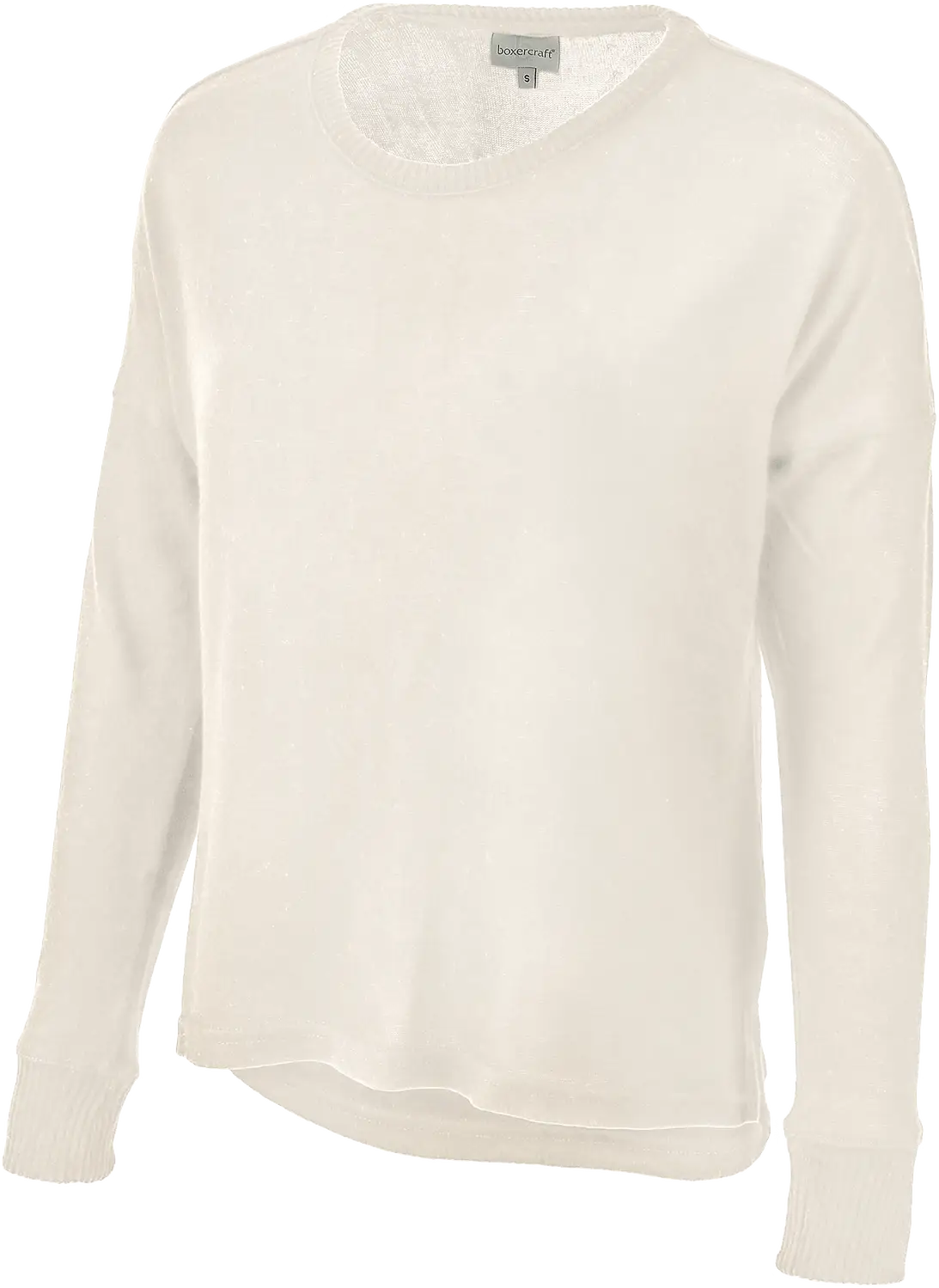 Boxercraft L06 Women’s Cuddle Boxy Crew - Natural