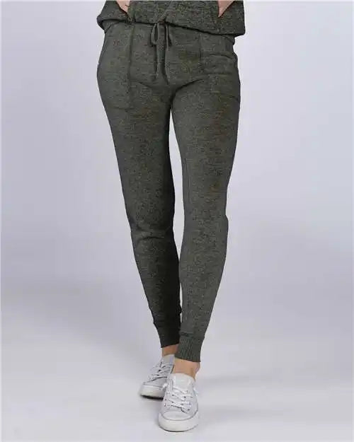Boxercraft L09 Women’s Cuddle Fleece Joggers - Black Heather