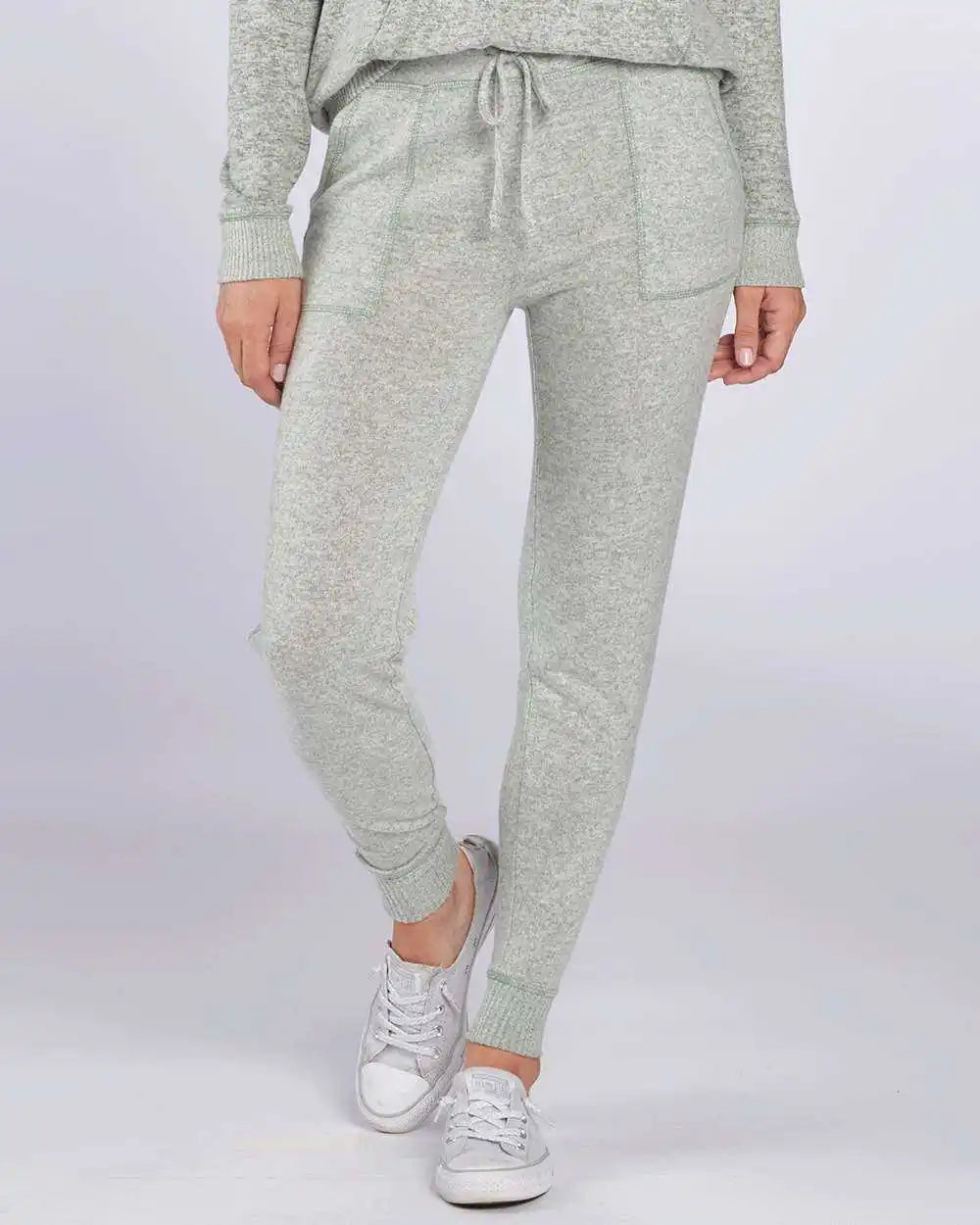 Boxercraft L09 Women’s Cuddle Fleece Joggers - Sage Heather