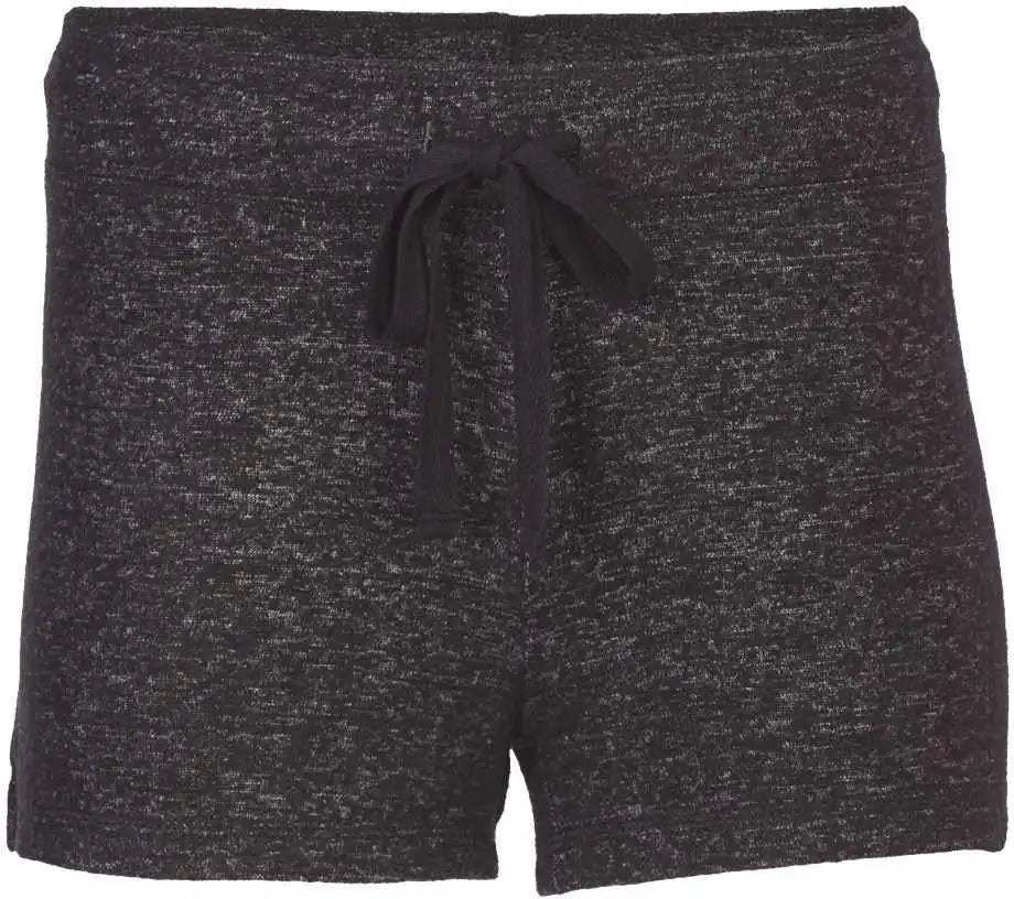 Boxercraft L11 Women’s Cuddle Fleece Shorts - Black Heather