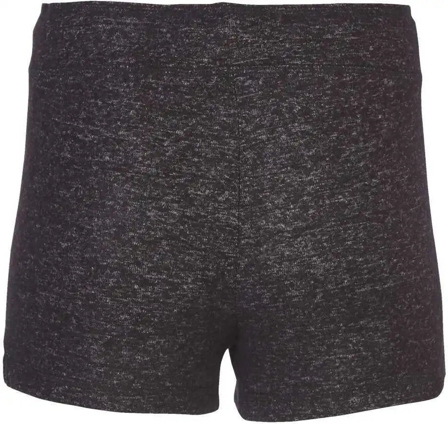 Boxercraft L11 Women’s Cuddle Fleece Shorts - Black Heather