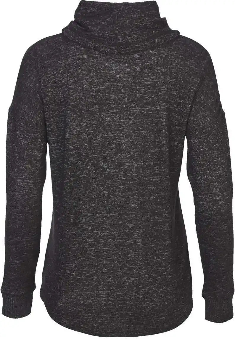 Boxercraft L12 Women’s Cuddle Cowl Pullover - Black Heather