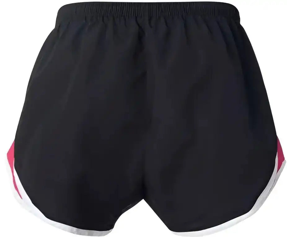Boxercraft P62 Womens Velocity 3 1 2’’ Running Shorts Black White Fuchsia