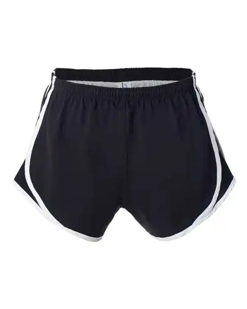 Boxercraft P62 Womens Velocity 3 1 2’’ Running Shorts - Black White