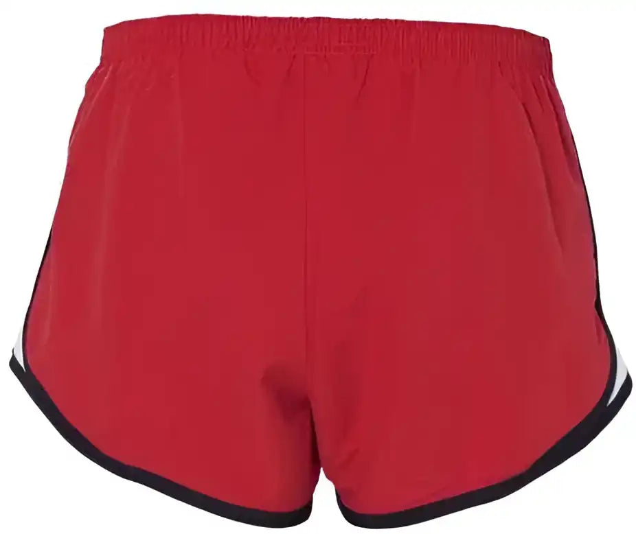 Boxercraft P62 Womens Velocity 3 1 2’’ Running Shorts - Red Black White
