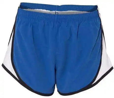Boxercraft P62 Womens Velocity 3 1 2’’ Running Shorts - Royal Black White