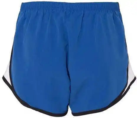 Boxercraft P62 Womens Velocity 3 1 2’’ Running Shorts - Royal Black White