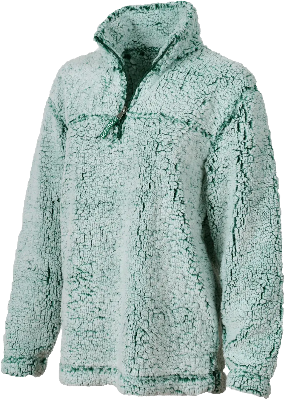 Boxercraft Q10 Adult Sherpa Quarter Zip Pullover - Frosty Hunter - Forest / Xs