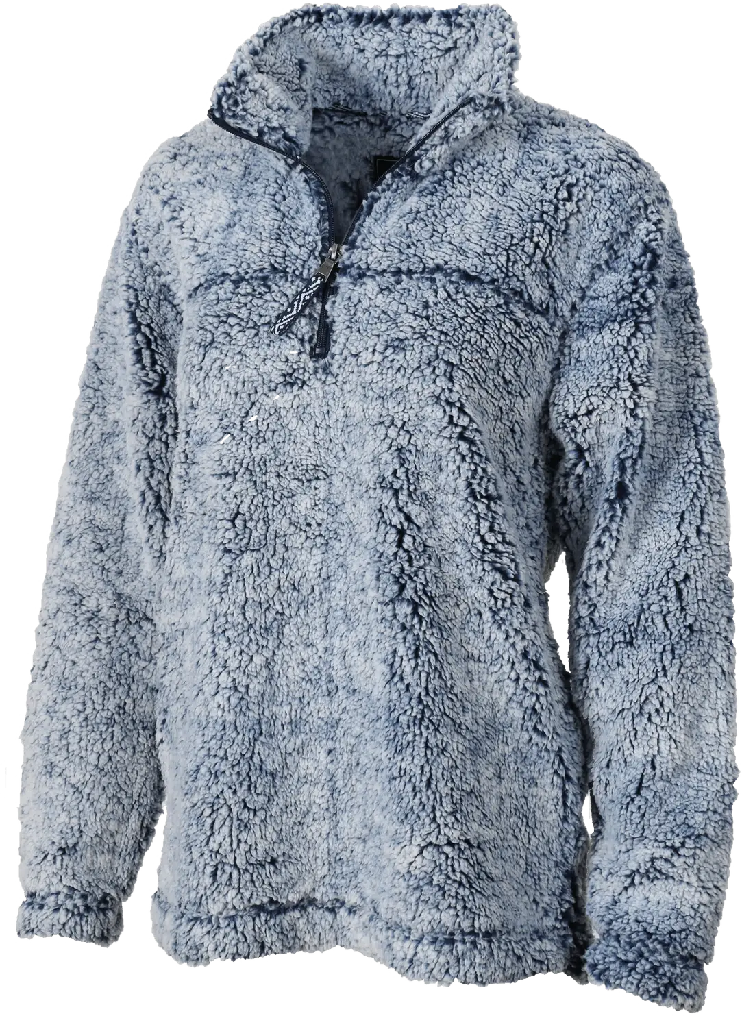 Boxercraft Q10 Adult Sherpa Quarter Zip Pullover - Frosty Navy - Xs