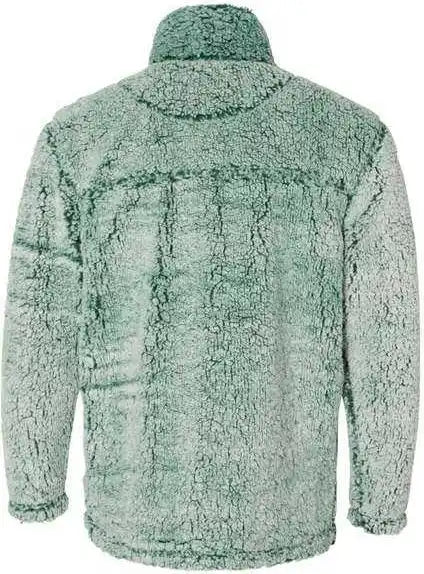 Boxercraft Q10 Unisex Sherpa Fleece Quarter Zip Pullover Frosty Hunter