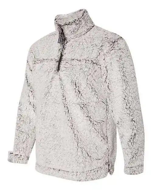Boxercraft Q10 Unisex Sherpa Fleece Quarter-zip Pullover - Frosty Grey