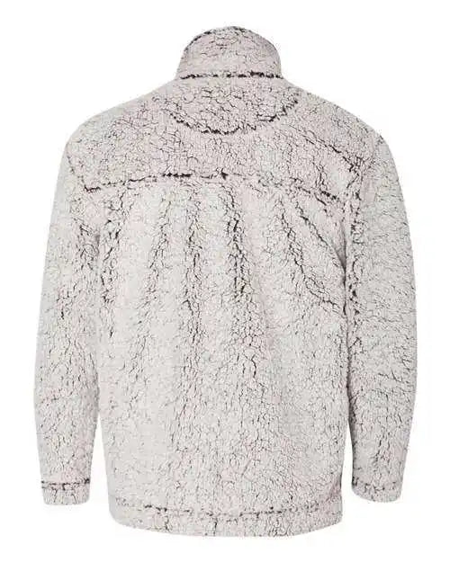 Boxercraft Q10 Unisex Sherpa Fleece Quarter-zip Pullover - Frosty Grey