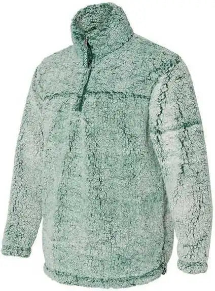 Boxercraft Q10 Unisex Sherpa Fleece Quarter Zip Pullover Frosty Hunter