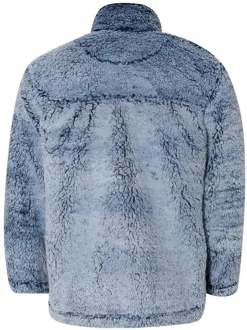 Boxercraft Q10 Unisex Sherpa Fleece Quarter-zip Pullover - Frosty Navy