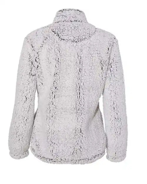 Boxercraft Q12 Womens Sherpa Full-zip Jacket - Frosty Grey