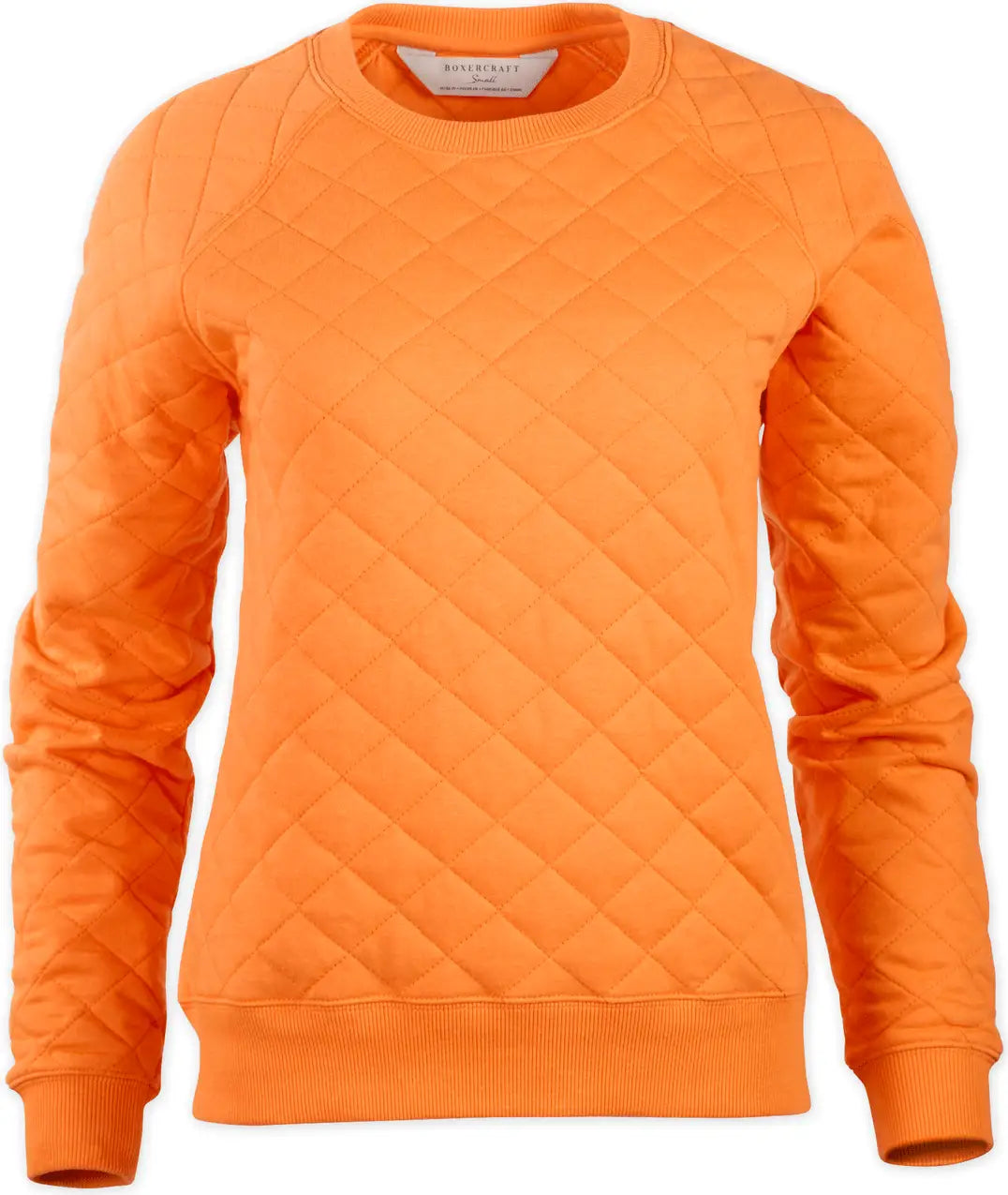 Boxercraft R08 Quilted Crew - Mandarin - Orange / Ladies Xs