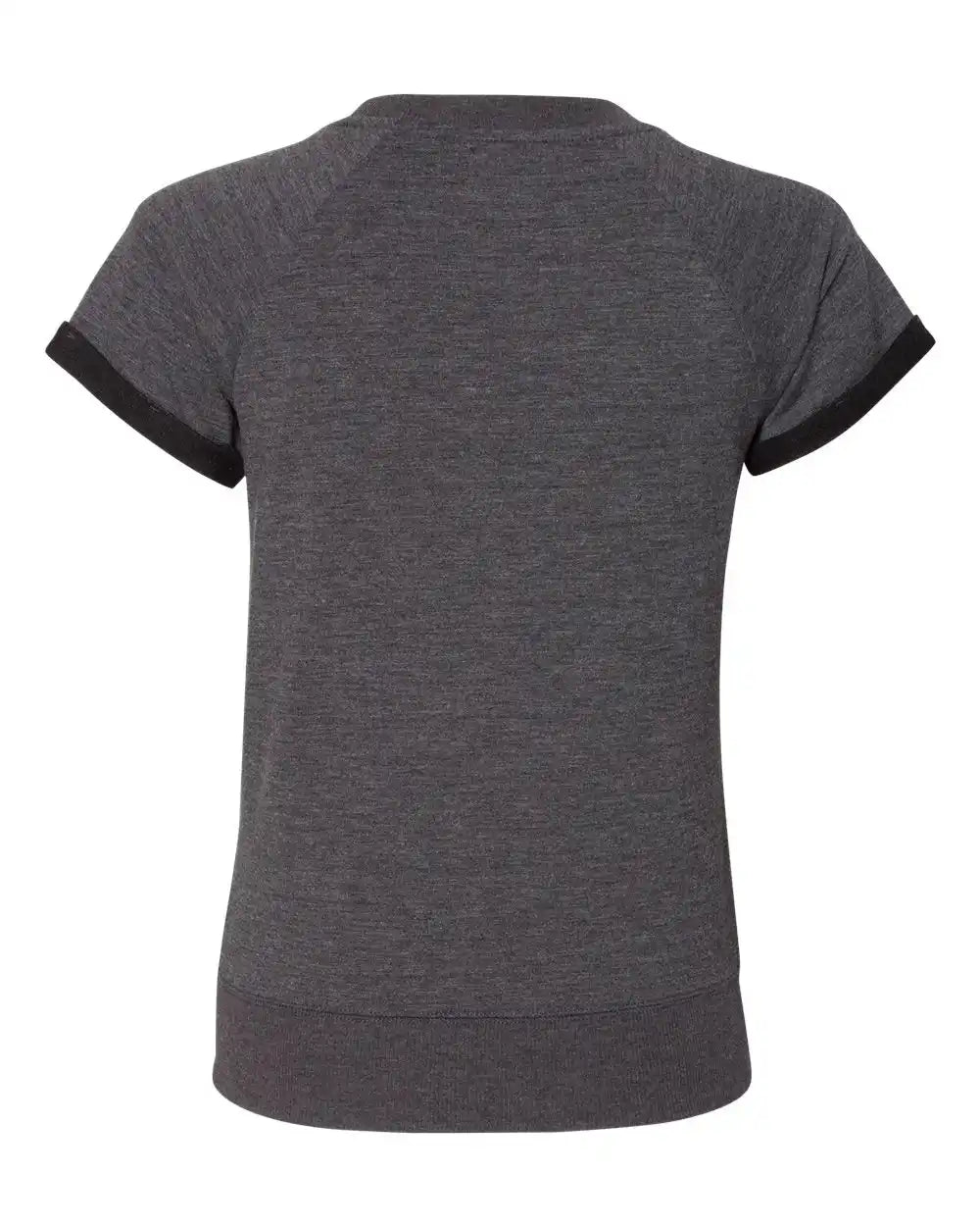 Boxercraft R32 Women’s Sweetheart French Terry Short Sleeve Pullover - Charcoal - Xs