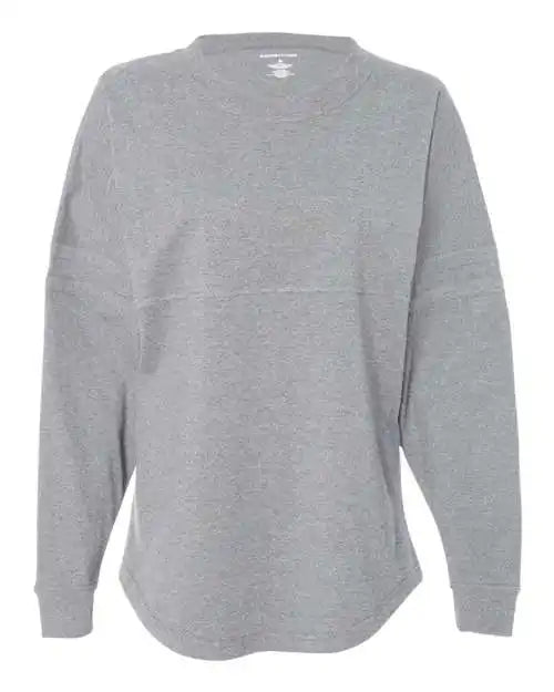 Boxercraft T14 Women’s Jersey Pom Long Sleeve T-shirt - Oxford