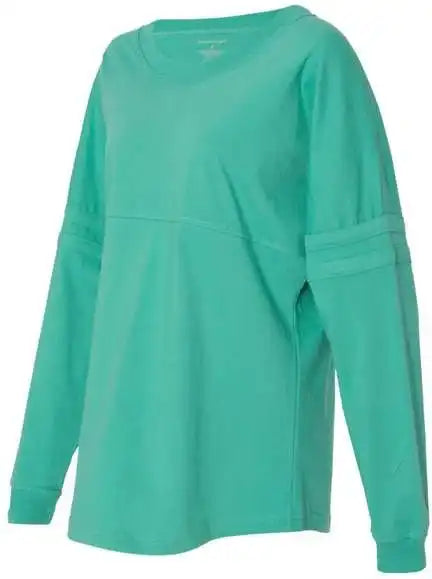 Boxercraft T14 Women’s Jersey Pom Long Sleeve T-shirt - Teal