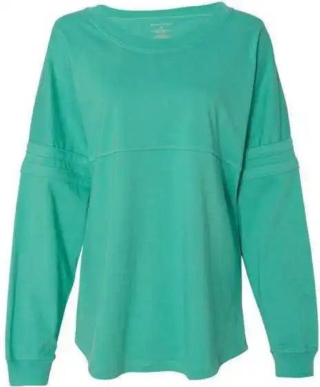 Boxercraft T14 Women’s Jersey Pom Long Sleeve T-shirt - Teal