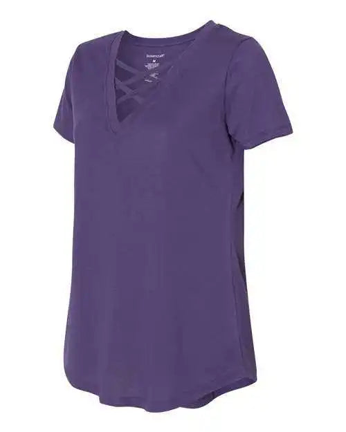 Boxercraft T27 Womens Cage Front T-shirt - Purple