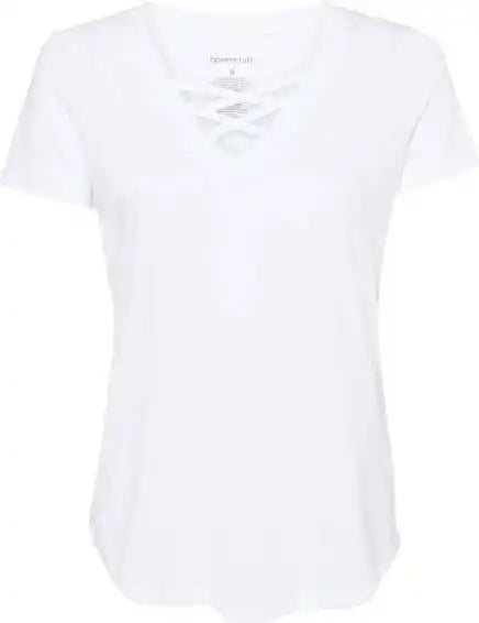 Boxercraft T27 Womens Cage Front T-shirt - White