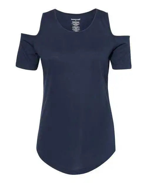 Boxercraft T32 Women’s Cold Shoulder t Shirt Navy