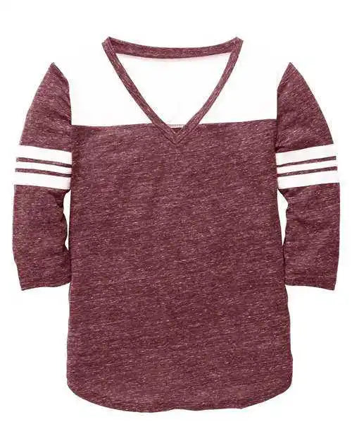 Boxercraft T36 Women’s Glory Days T-shirt - Maroon Heather