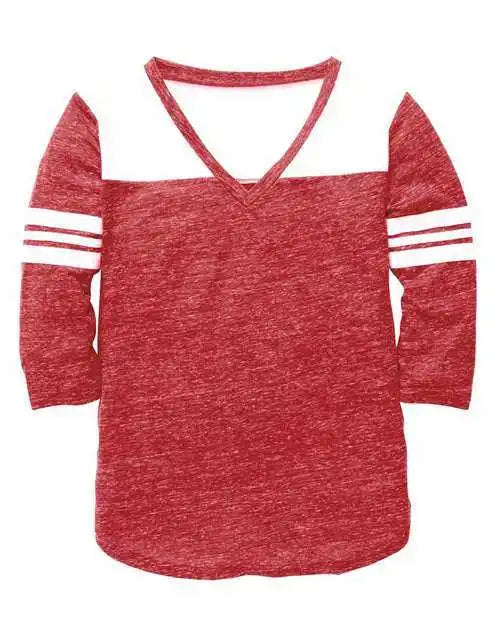 Boxercraft T36 Women’s Glory Days T-shirt - Red Heather