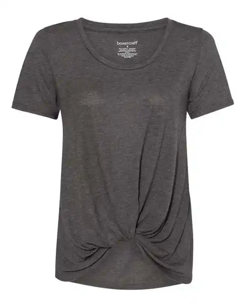 Boxercraft T52 Women’s Twisted T-shirt - Charcoal