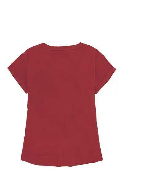 Boxercraft T57 Women’s Vintage Cuff T-shirt - Crimson