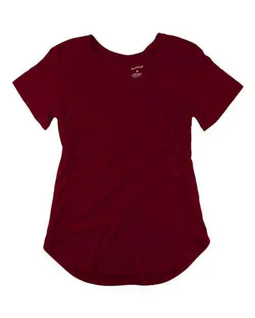 Boxercraft T61 Womens at Ease Scoop Neck T-shirt - Crimson